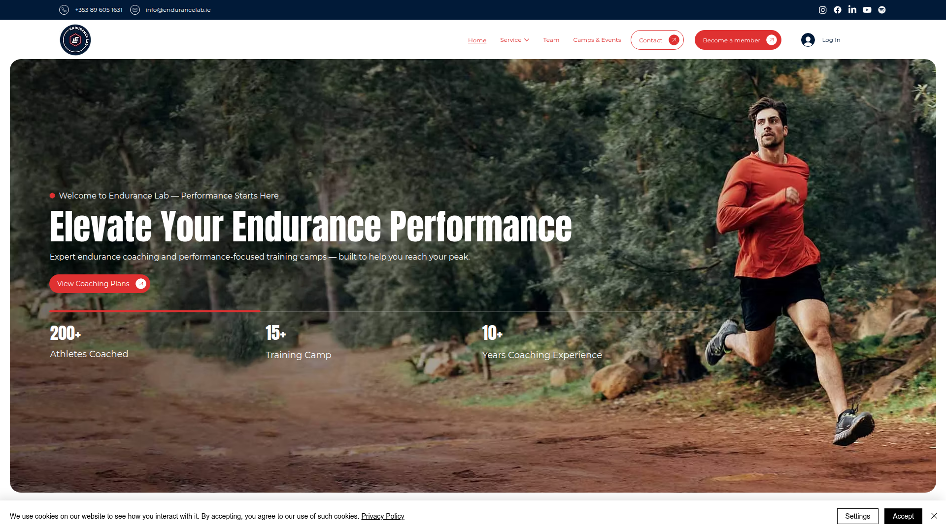Endurance Lab Coaching — Turning a coaching business into a bookable, measurable service platform.